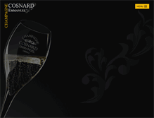 Tablet Screenshot of champagne-cosnard.com